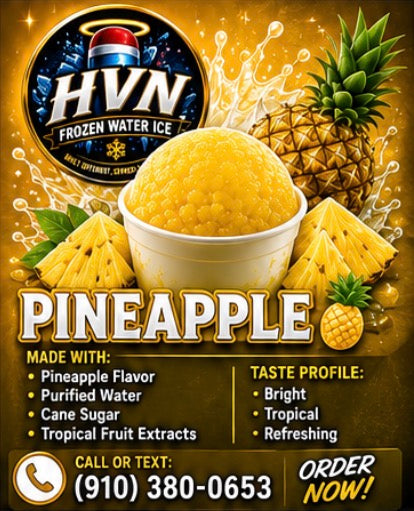 HVN Frozen Water Ice - Pineapple
