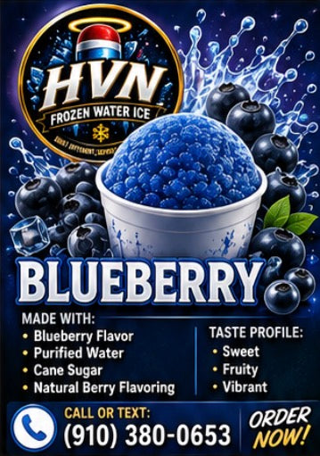 HVN Frozen Water Ice - Blueberry