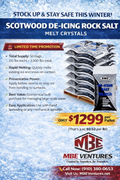 Scotwood De-Icing Rock Salt Melt Crystals