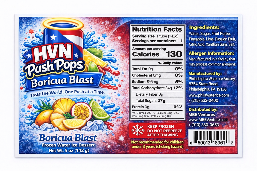 HVN Push Pops™️ - Boricua Blast