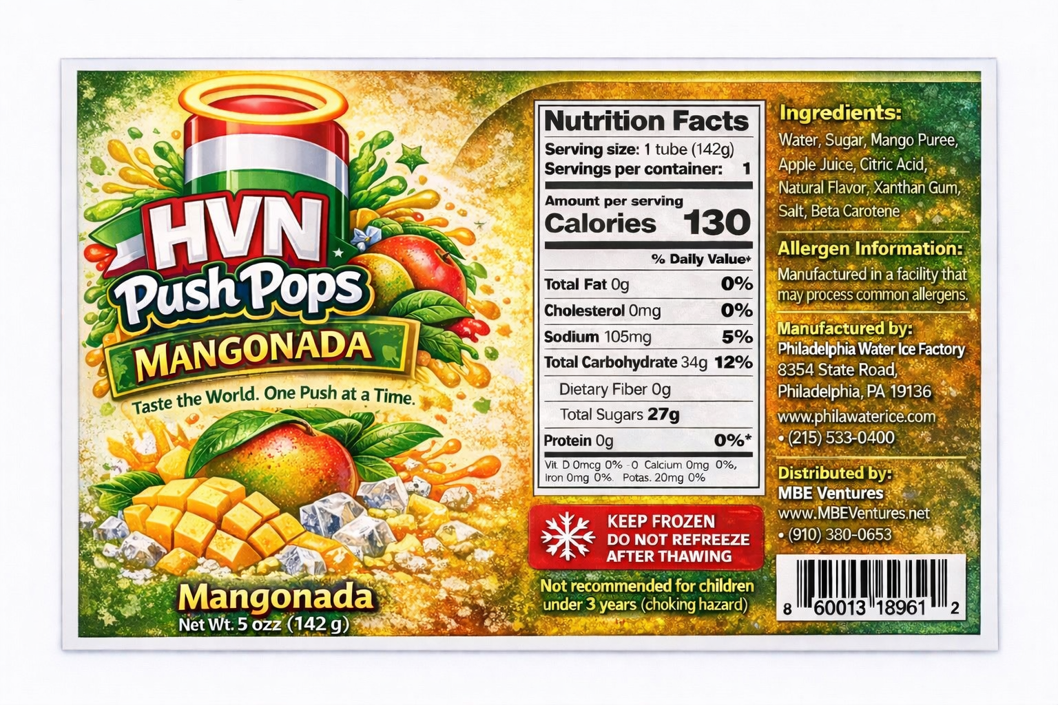 HVN Push Pops™️ - Mangonada