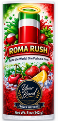 Your Brand Frozen Water Ice - Roma Rush 5oz