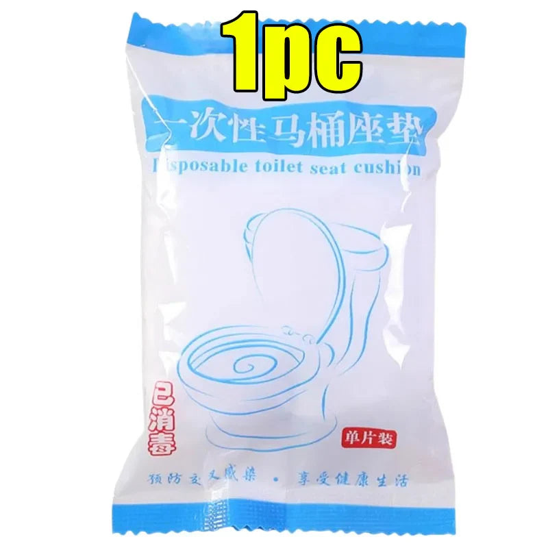 Disposable Waterproof Non-Woven Toilet Seat Covers - Single-Use Travel & Hotel Sanitary Seat Protectors