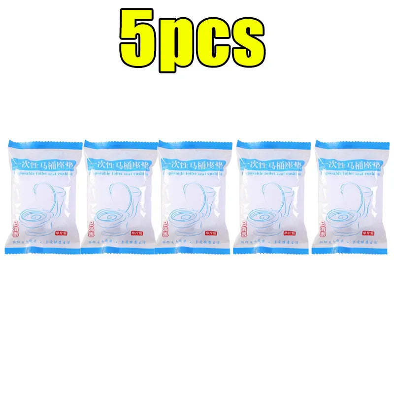 Disposable Waterproof Non-Woven Toilet Seat Covers - Single-Use Travel & Hotel Sanitary Seat Protectors