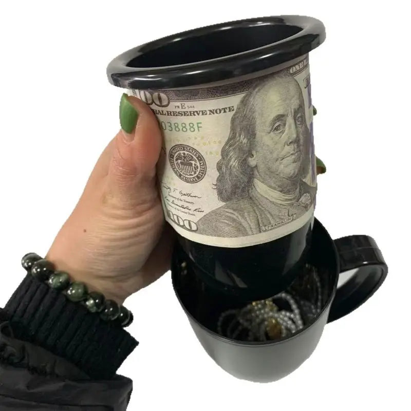 Hidden Compartment Water Bottle — Double-Walled Travel Flask with Secret Storage for Keys Cash Jewelry