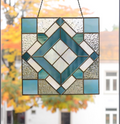 Geometric Quilt Square Pattern with PNG