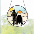 Tatooine Landscape Stained Glass Pattern