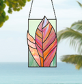 Tropical Stained Glass Plant Pattern - Kealia - PDF & PNG
