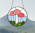 Mushroom Stained Glass Pattern