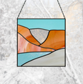Desert Landscape Beginner Stained Glass Pattern