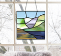 Beginner Landscape Stained Glass Pattern