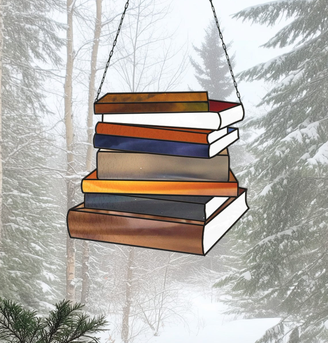Books Stained Glass Pattern