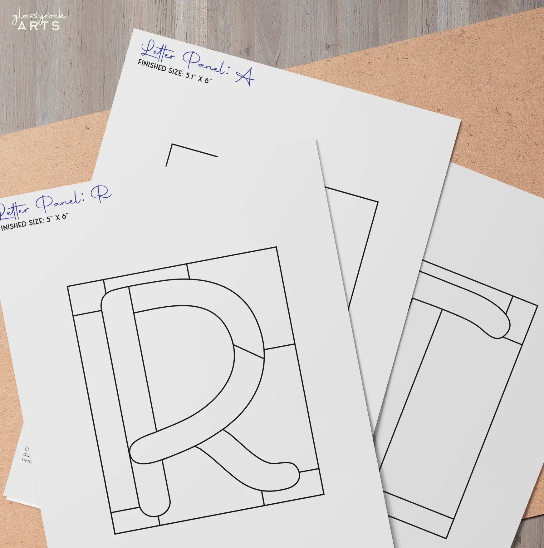 Stained Glass Alphabet Pattern Pack