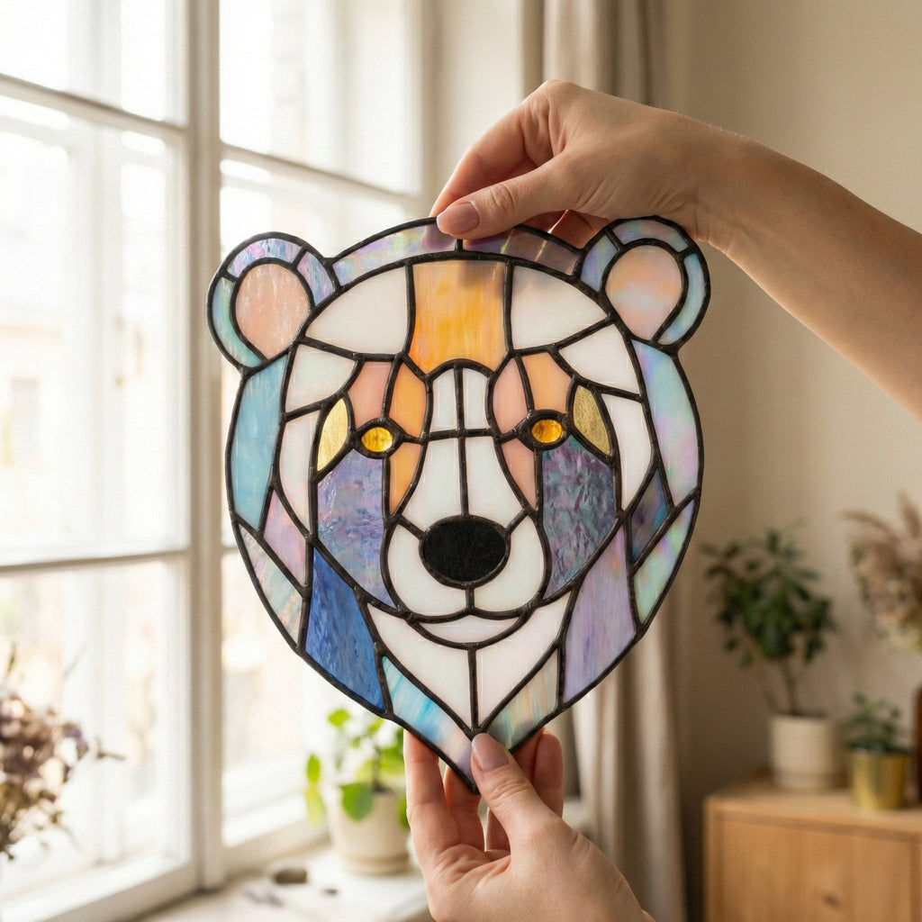 Sweet Bear Stained Glass Pattern