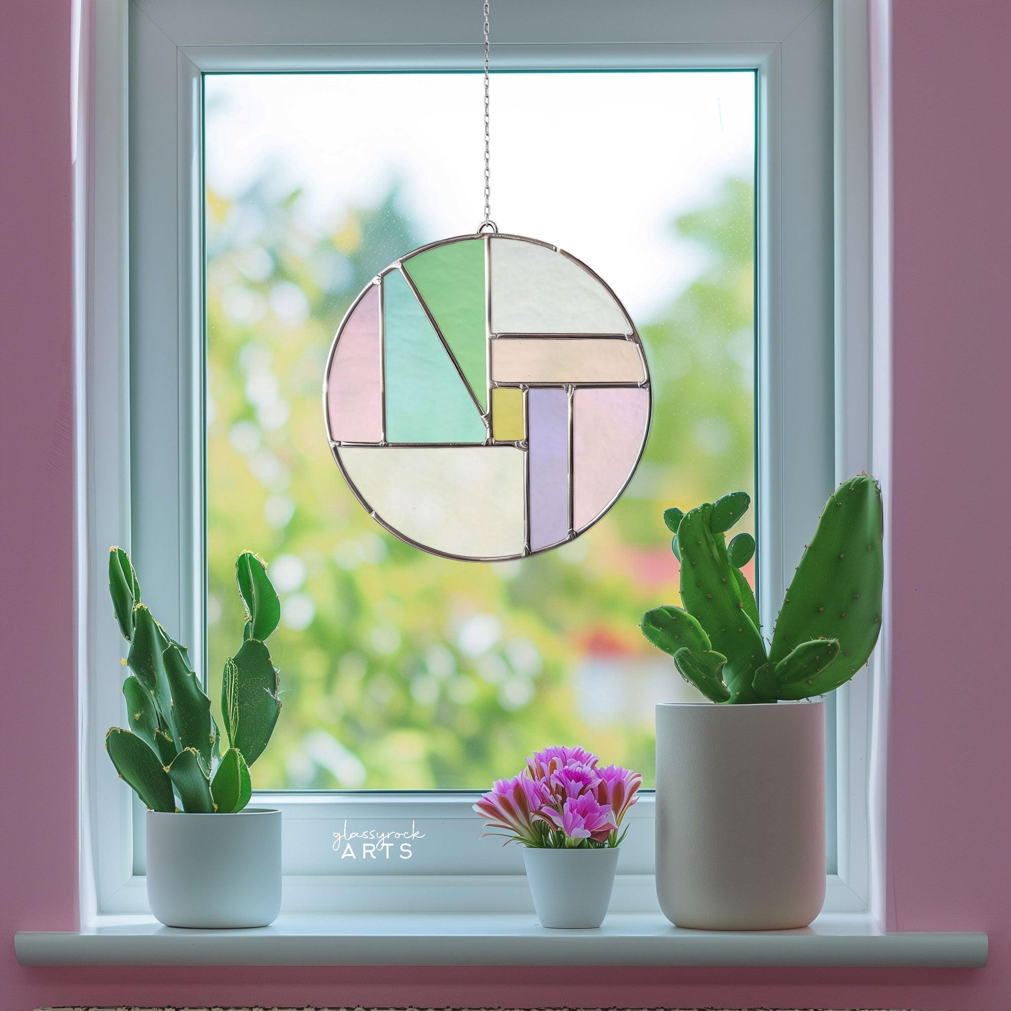 Round Beginner Stained Glass Pattern