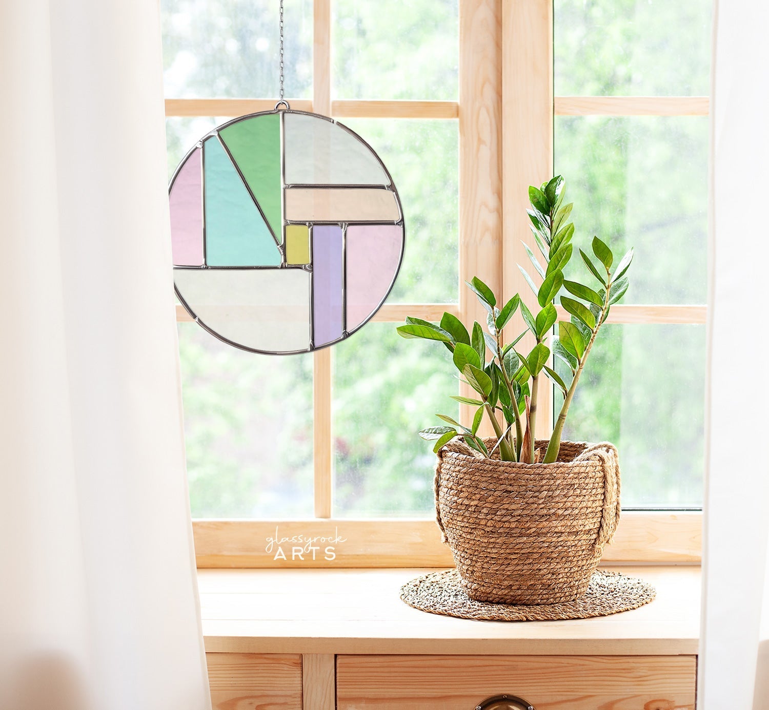 Round Beginner Stained Glass Pattern