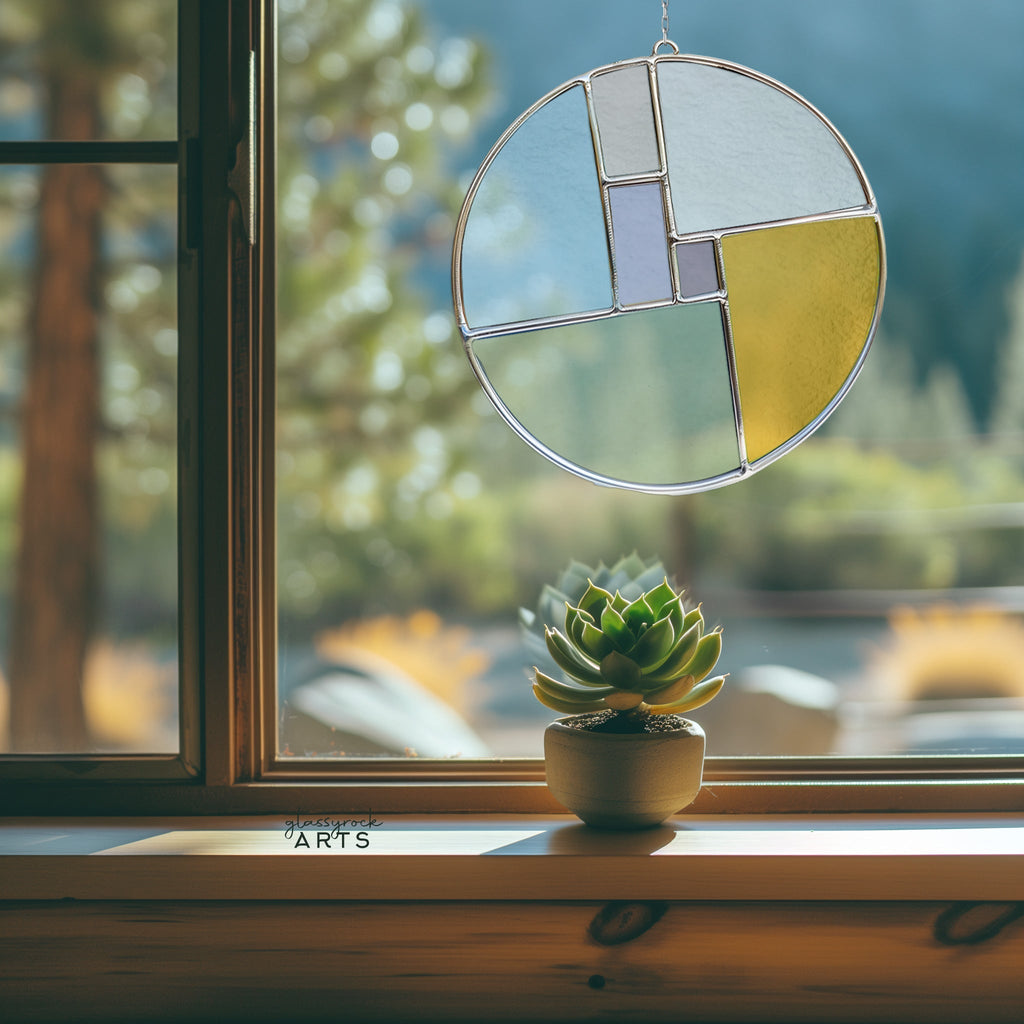Round Stained Glass Pattern for Beginners
