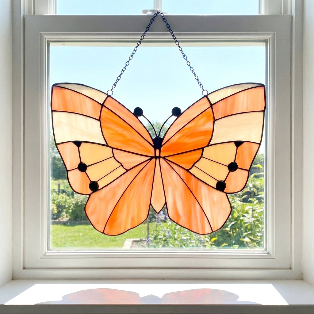 Big Butterfly Stained Glass Pattern