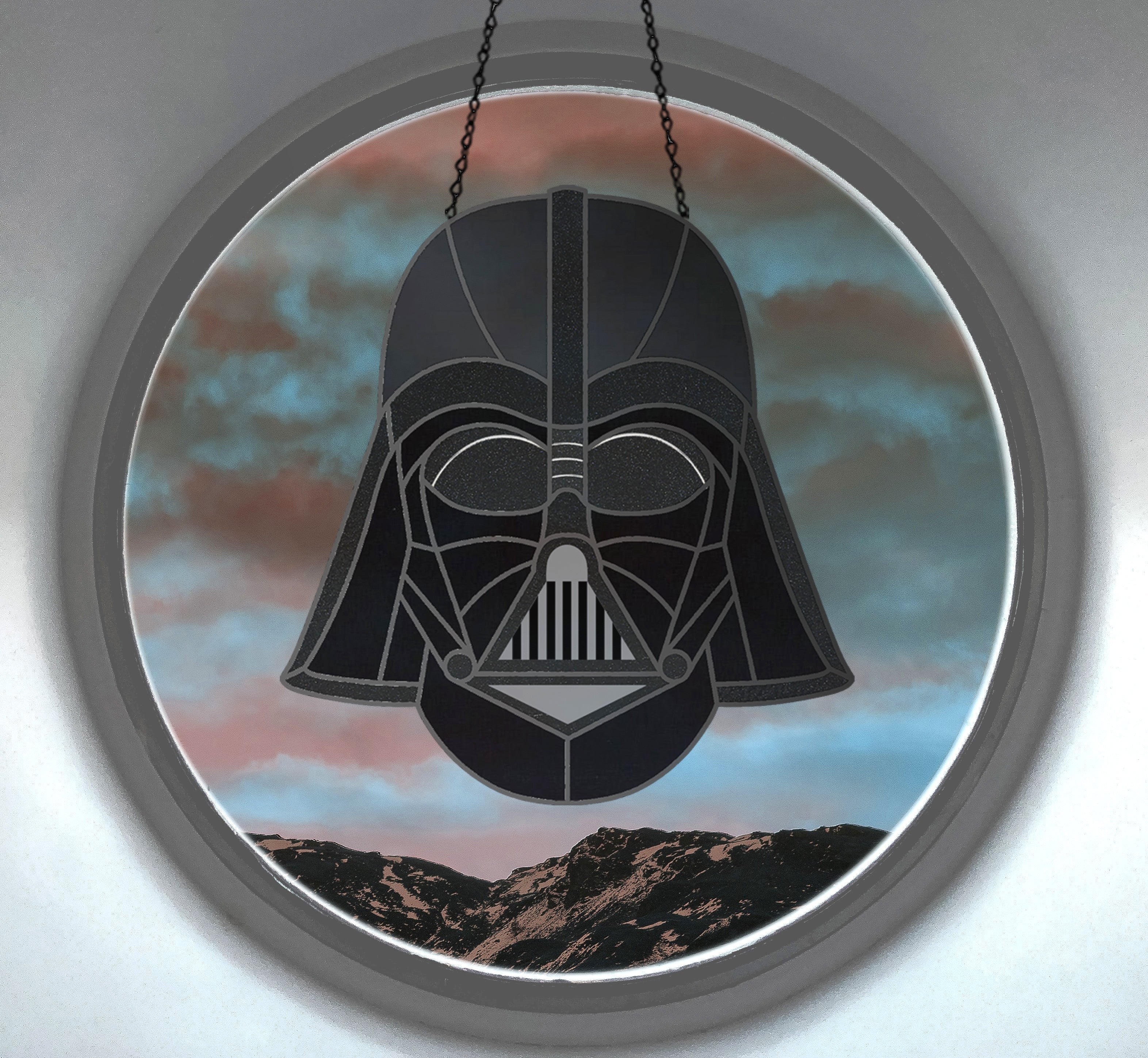 Darth Vader Star Wars Stained Glass Pattern