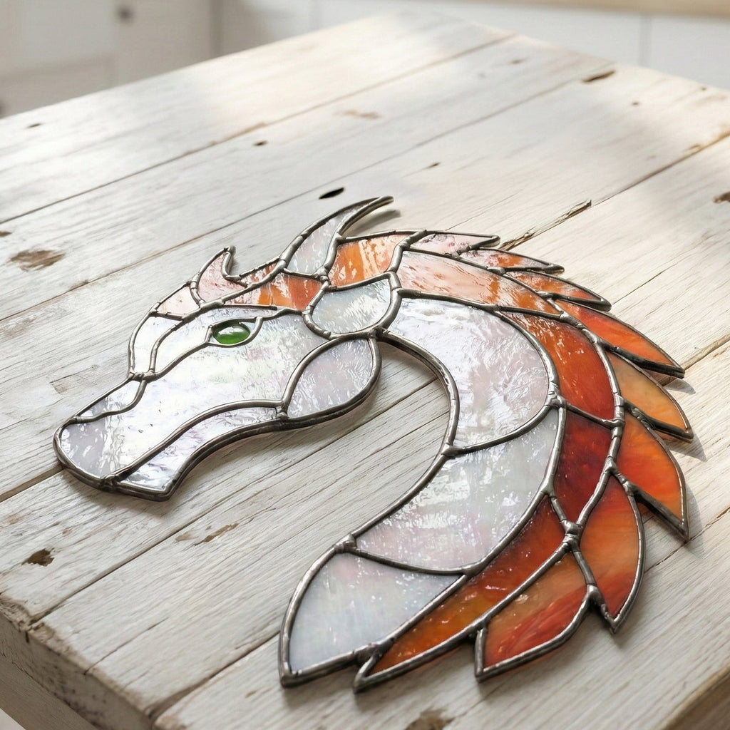 Dragon Stained Glass Pattern