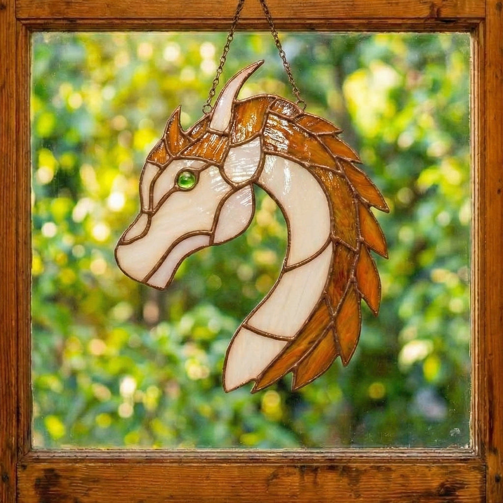 Dragon Stained Glass Pattern