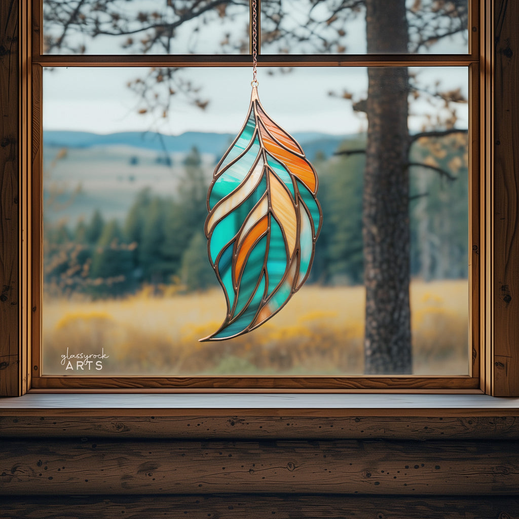 Feather Stained Glass Patterns