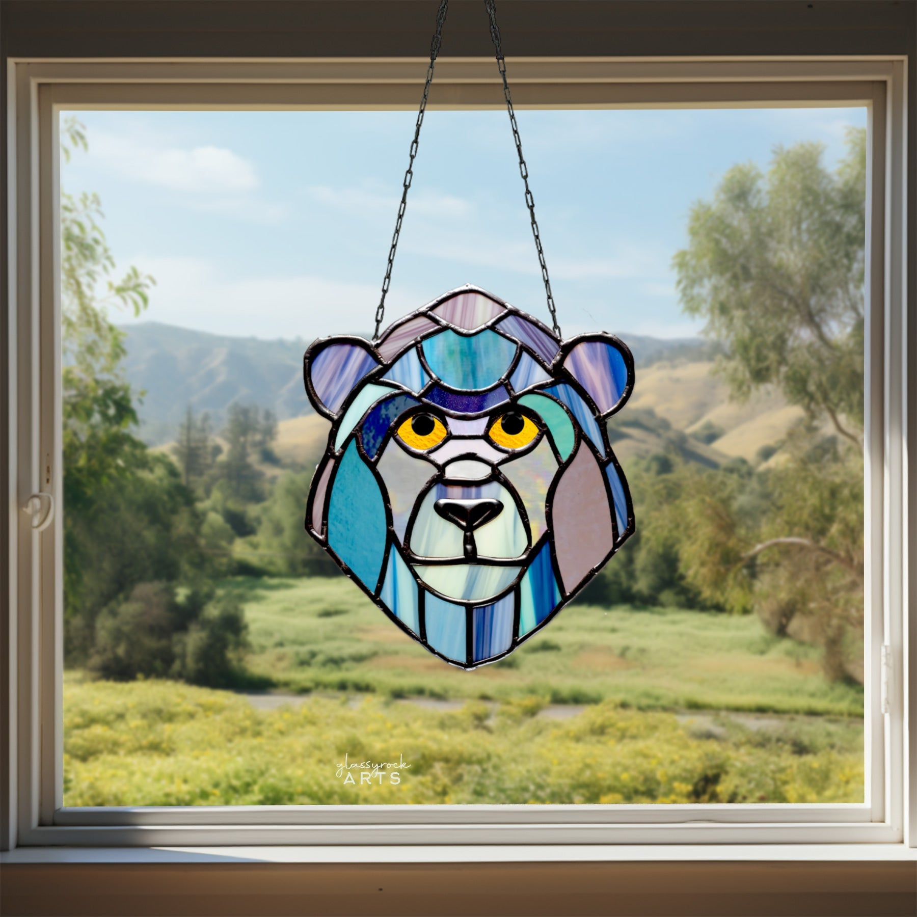 Gorilla Stained Glass Pattern