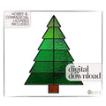 Beginner Christmas Tree Stained Glass Pattern