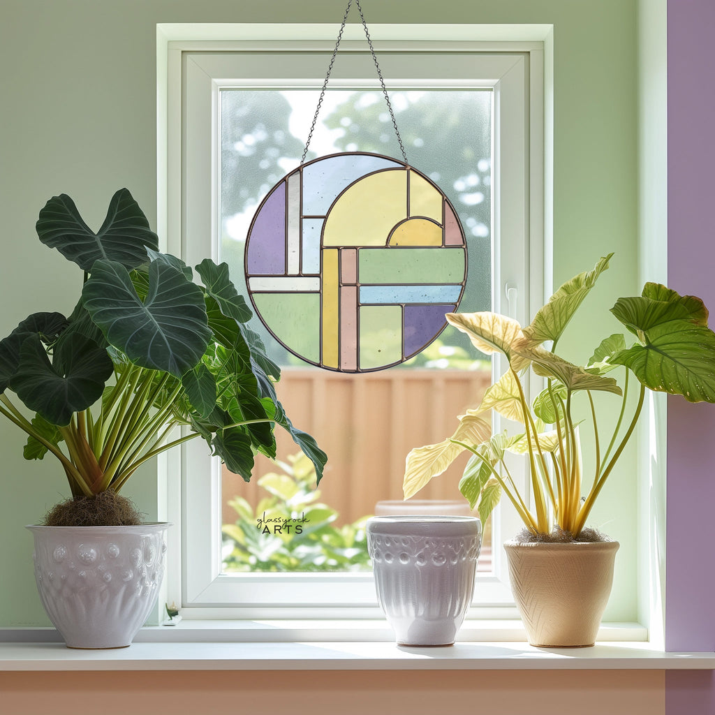 Groovy Round Stained Glass Pattern