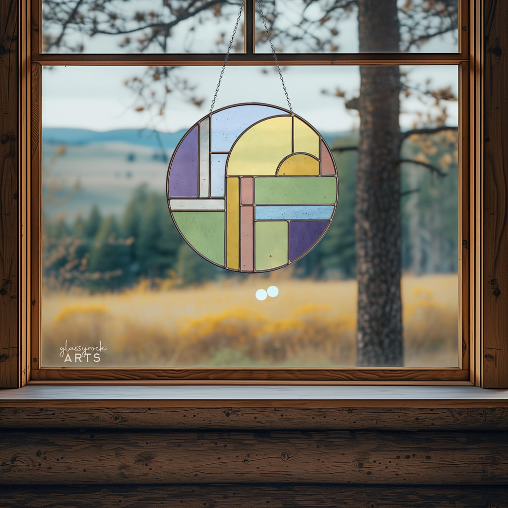 Groovy Round Stained Glass Pattern