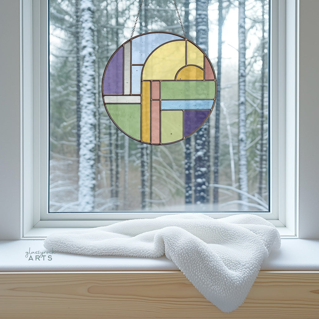 Groovy Round Stained Glass Pattern