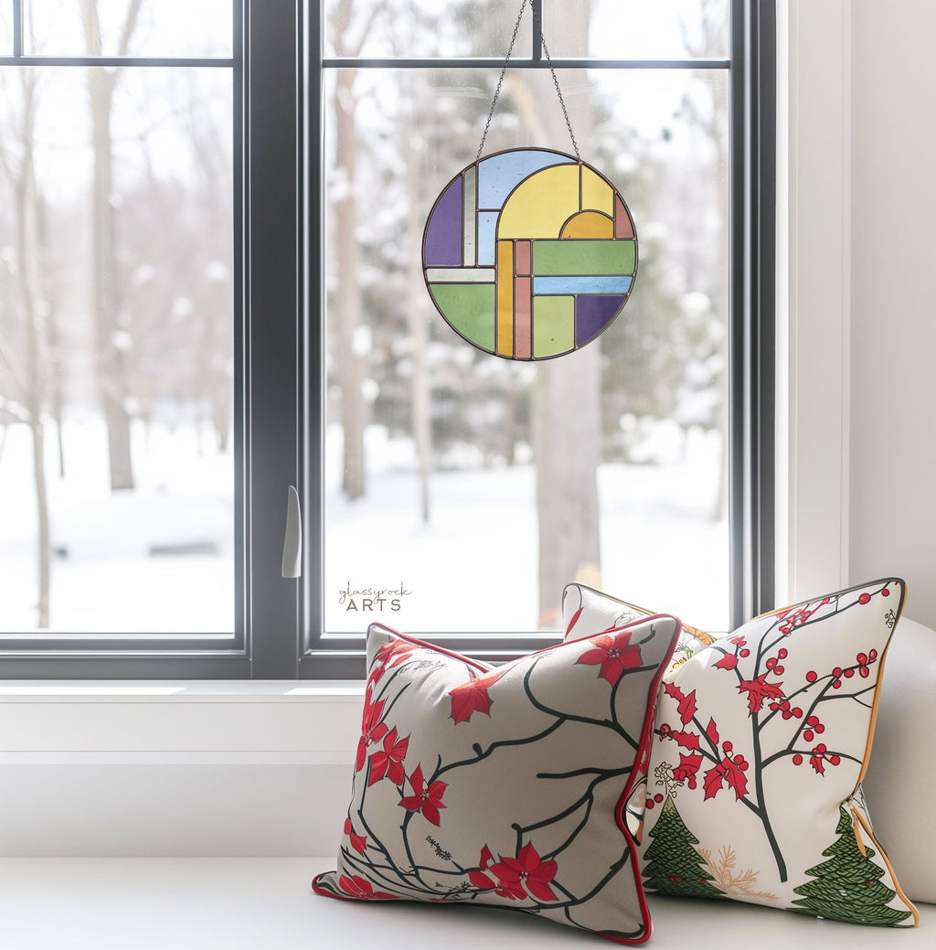 Groovy Round Stained Glass Pattern