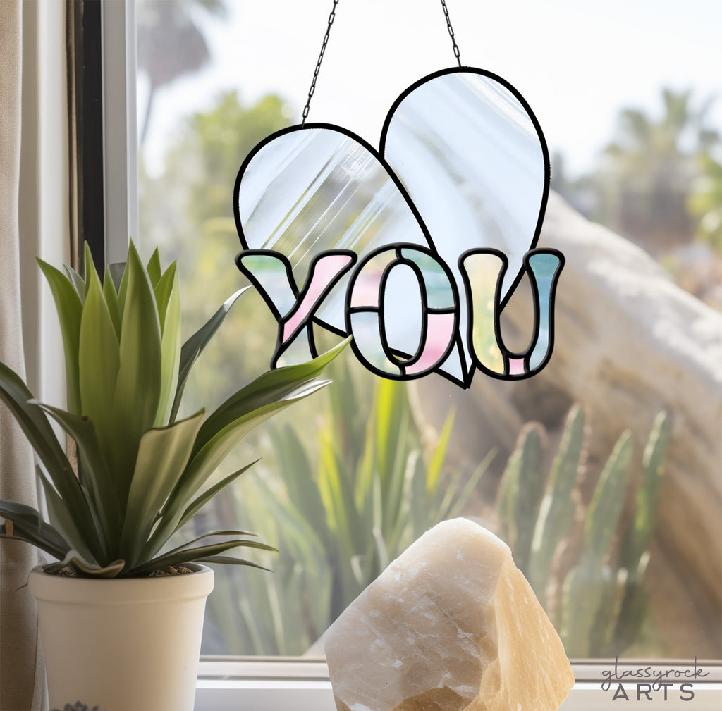 Heart You Stained Glass Pattern
