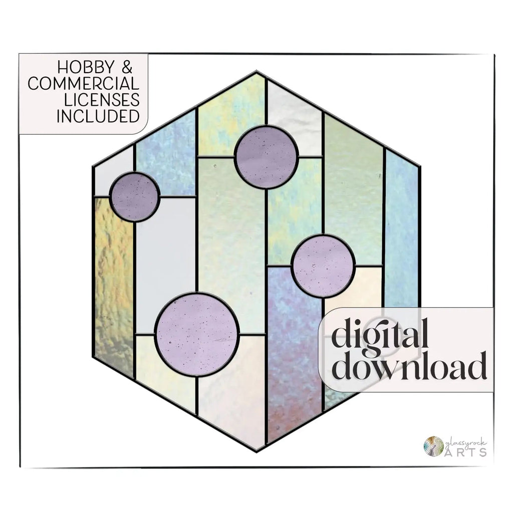 Hexagon Stained Glass Pattern