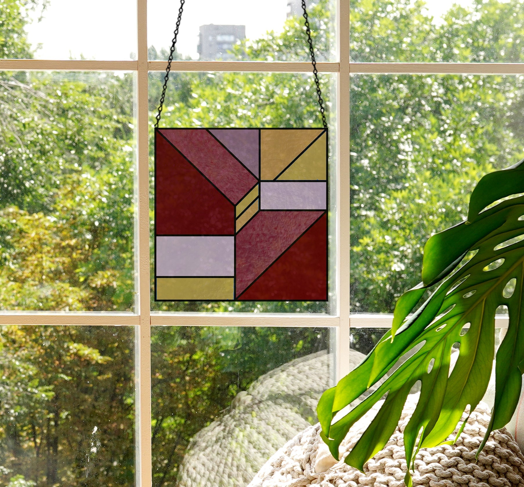 Beginner Geometric Stained Glass Pattern