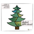 Christmas Tree Stained Glass Pattern (Pagoda)