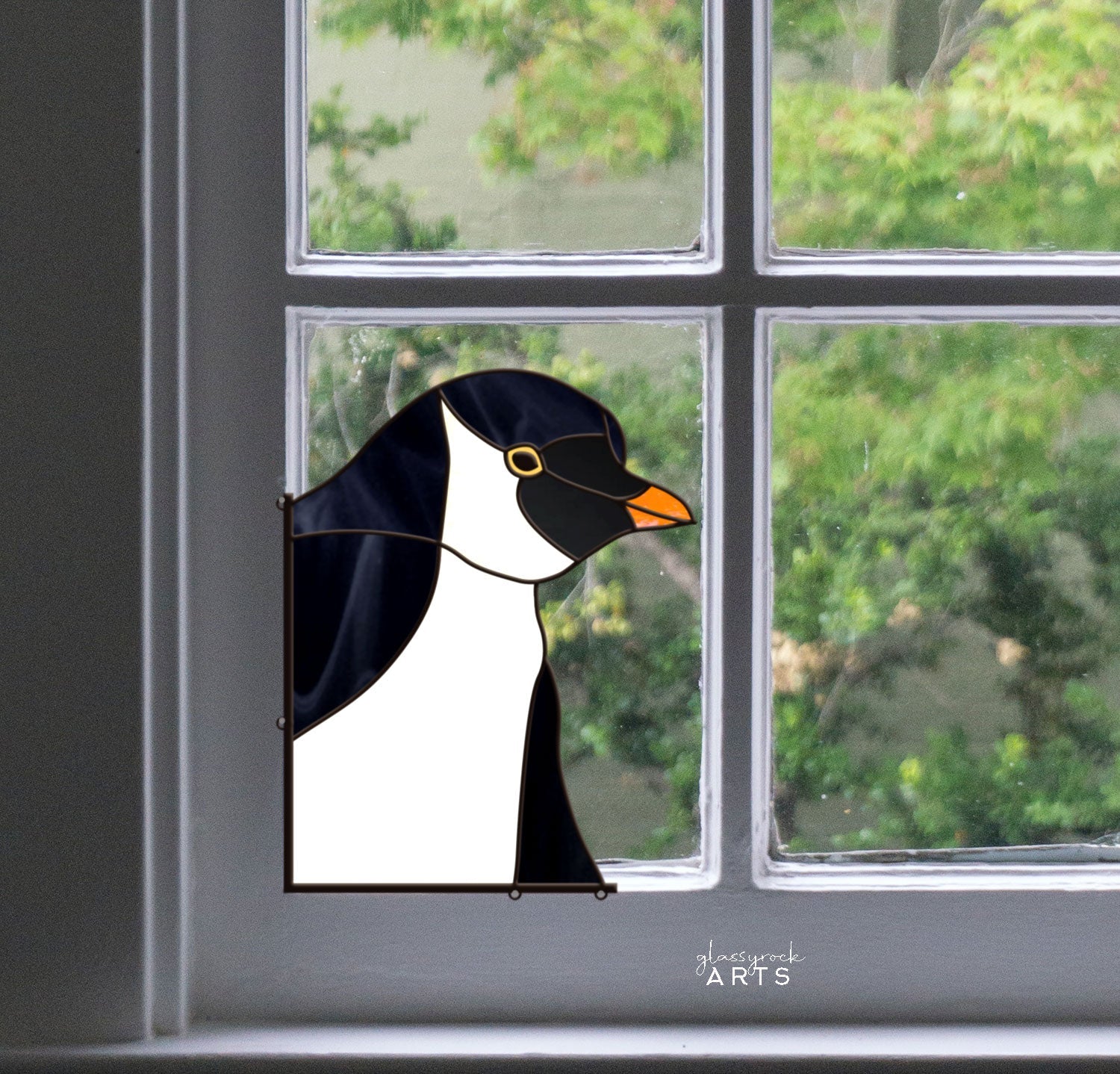 Penguin Stained Glass Pattern