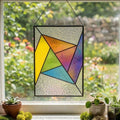 Abstract Pinwheel Beginner Stained Glass Pattern