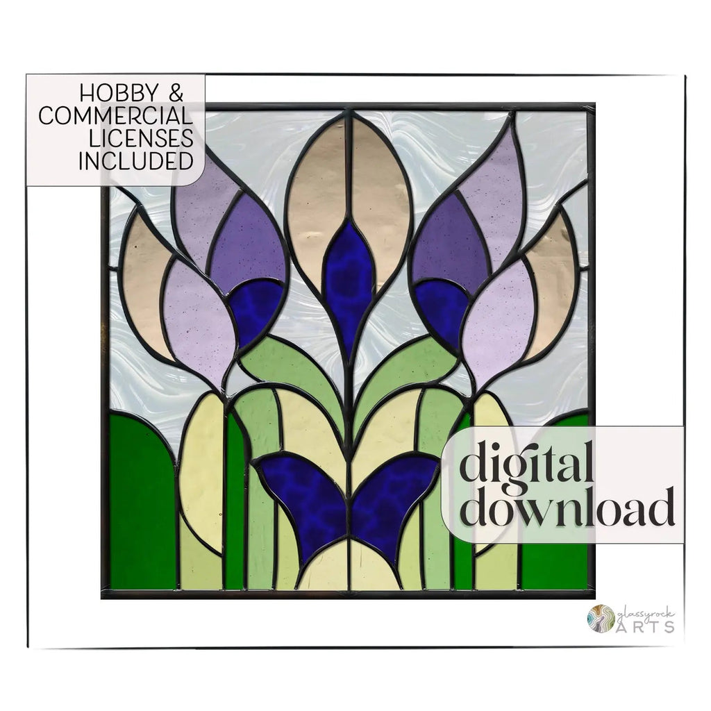 Prairie Garden Stained Glass Garden Pattern