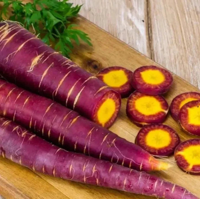 Cosmic Purple Carrot Seeds - 1000+ Heirloom Organic NON-GMO - Rare Heirloom Vegetable Seeds - Daucus carota