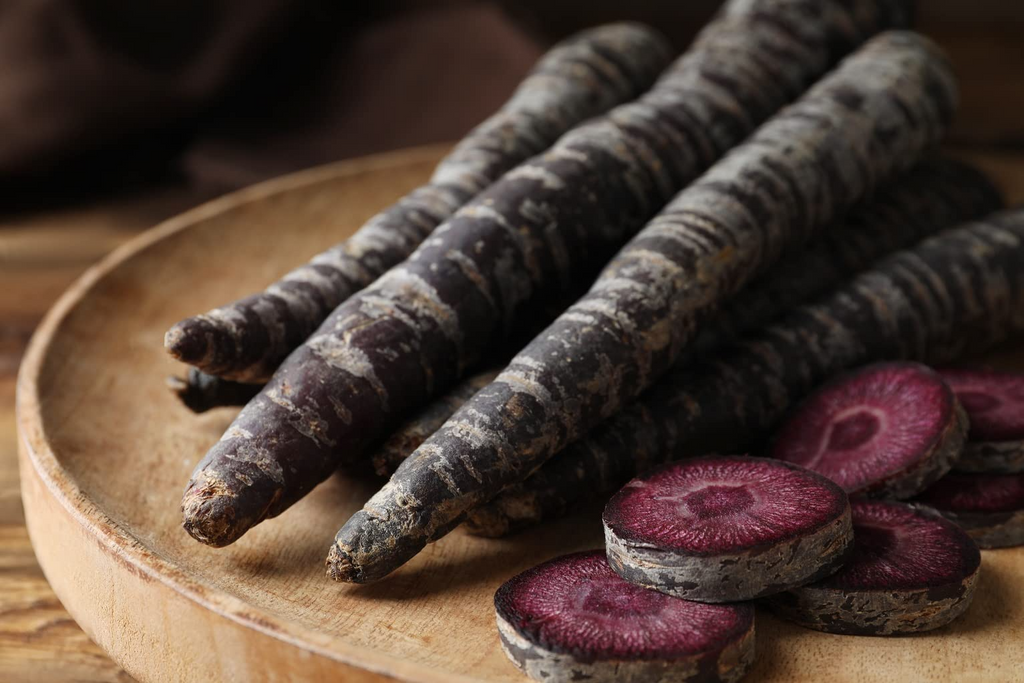 500+ Black Nebula Carrot Seeds | Daucus carota | Deep Purple-Black Non-GMO Heirloom Carrots for Planting | Unique Garden Vegetable