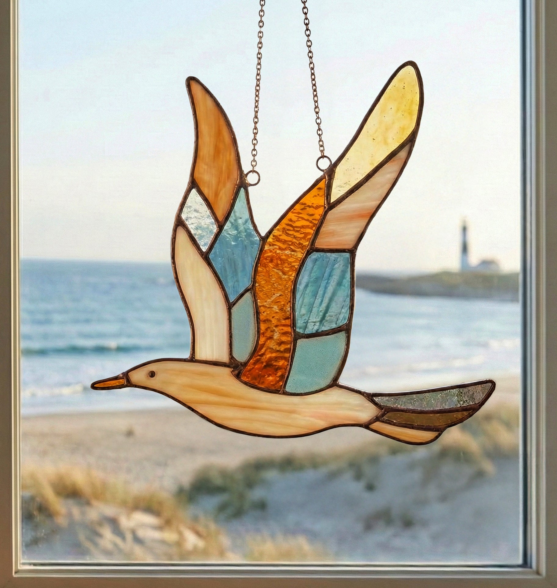 Seagull Stained Glass Pattern