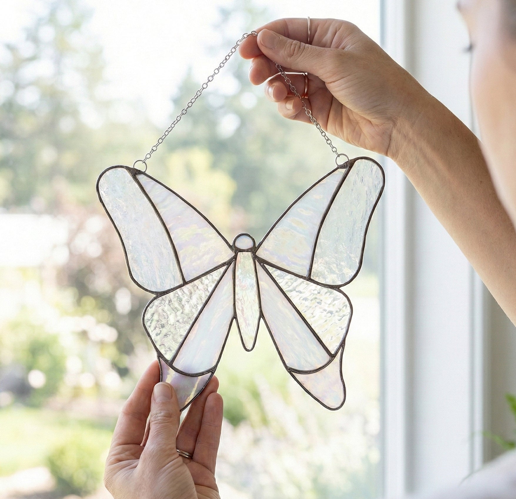 Simple Stained Glass Butterfly Pattern