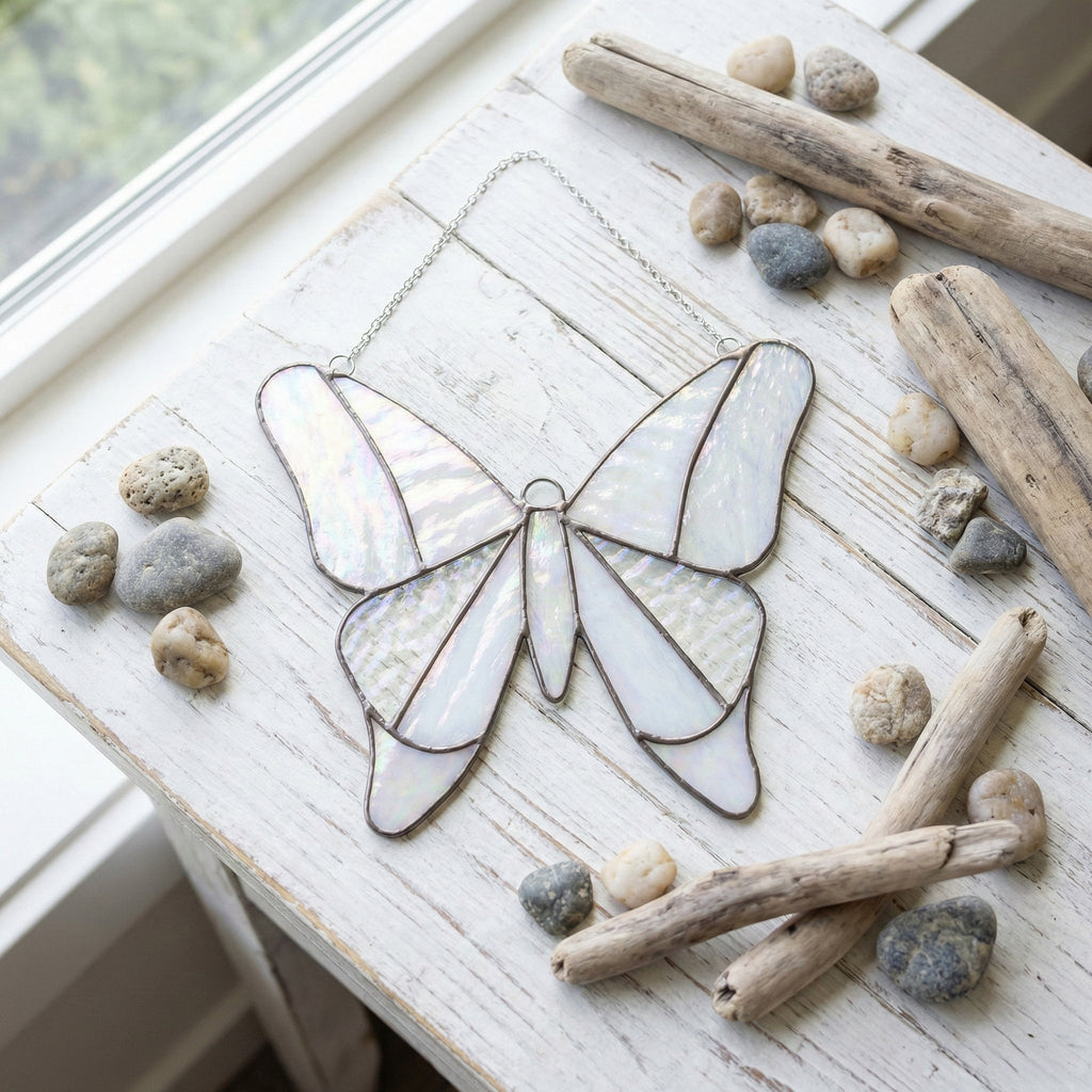 Simple Stained Glass Butterfly Pattern