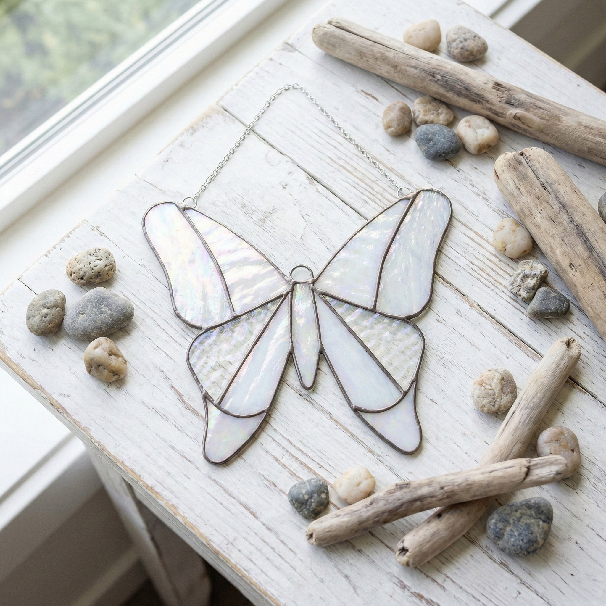 Simple Stained Glass Butterfly Pattern