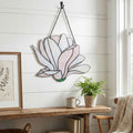 Big Flora Giant Stained Glass Snowdrop Pattern PDF & PNG