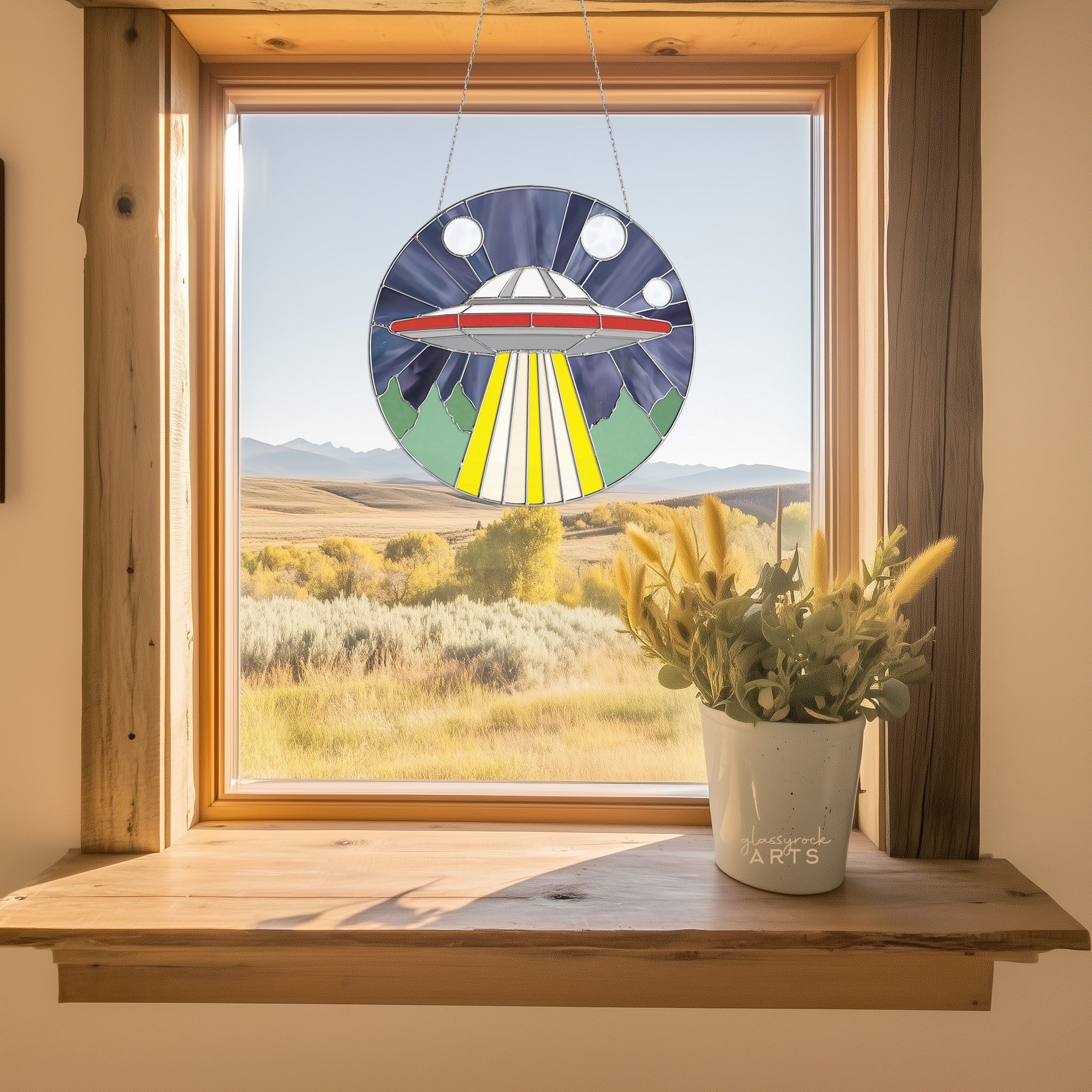 UFO Stained Glass Pattern