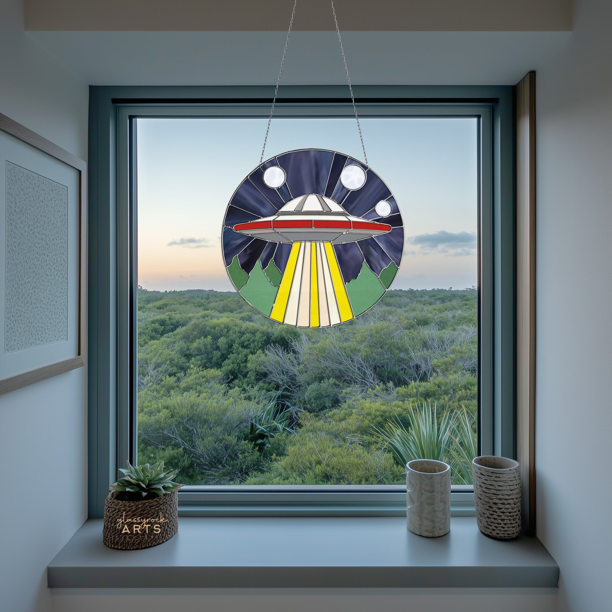 UFO Stained Glass Pattern