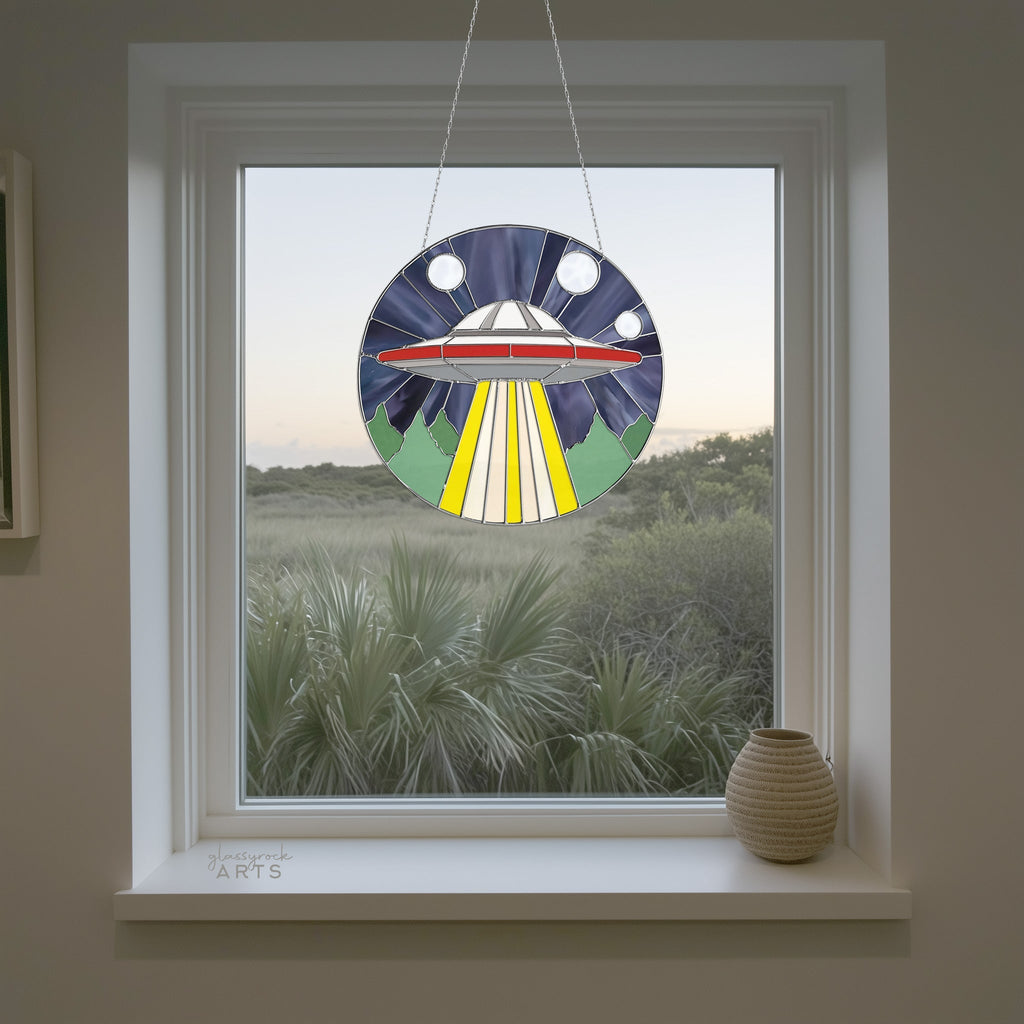 UFO Stained Glass Pattern