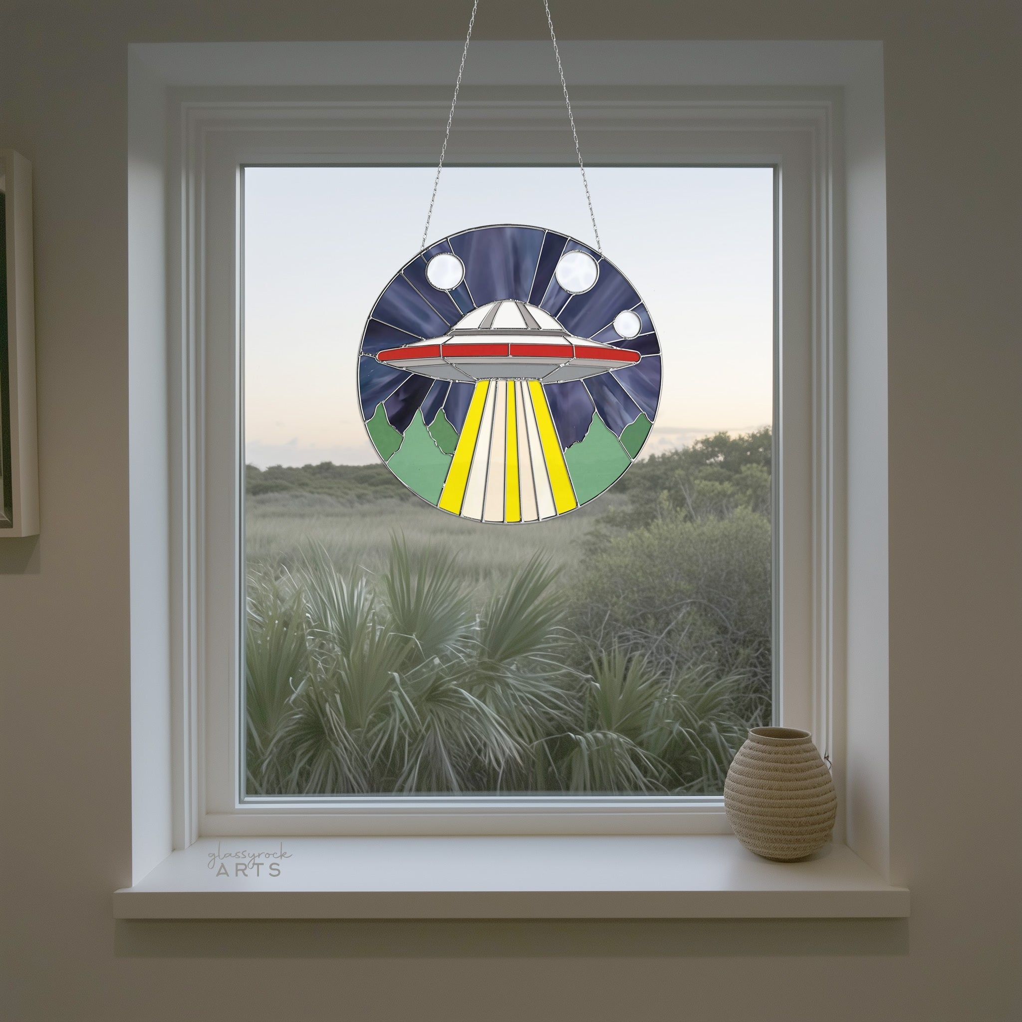 UFO Stained Glass Pattern